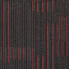 NFD Arizona Carpet Tiles Red On Black