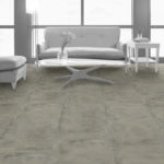 Interface Textured Stone Loose Lay Vinyl Planks Cool Polished Cement
