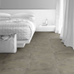 Interface Textured Stone Loose Lay Vinyl Planks Warm Polished Cement