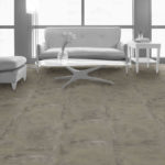 Interface Textured Stone Loose Lay Vinyl Planks Warm Polished Cement