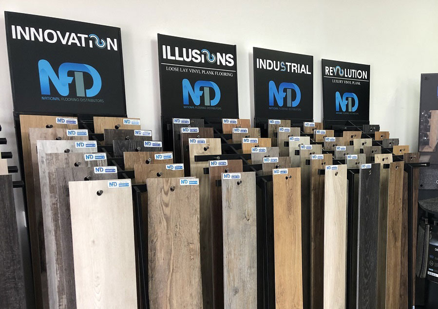 Overview NFD Illusions Loose Lay Vinyl Planks NSW Spotted Gum