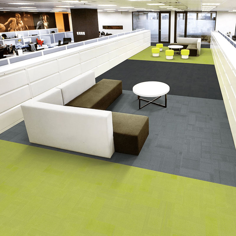 Overview Airlay Paragon Carpet Tiles Lemon Lime