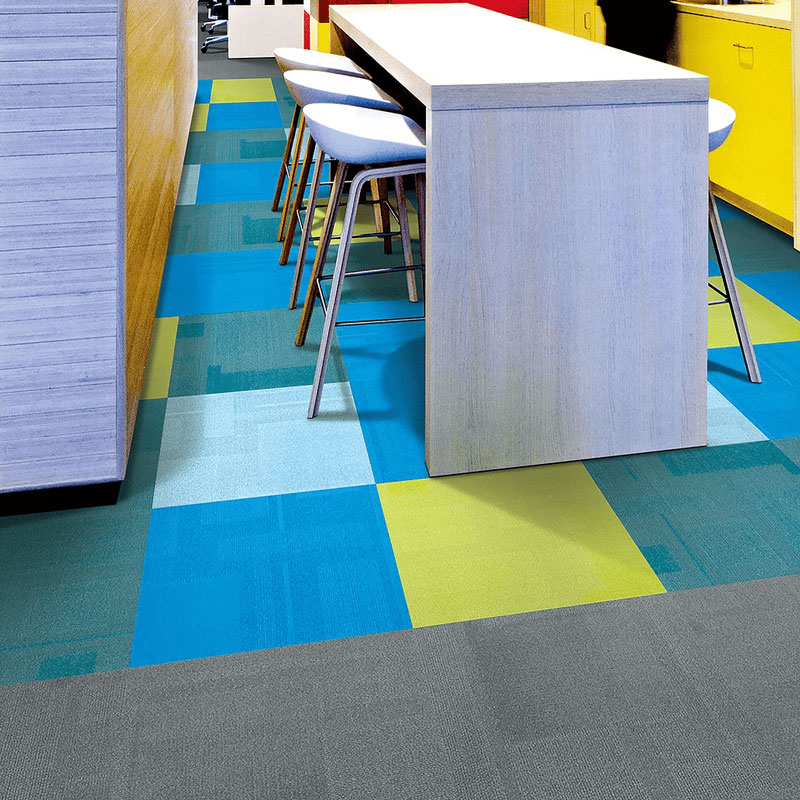 Overview Airlay Paragon Carpet Tiles Dark Cyan