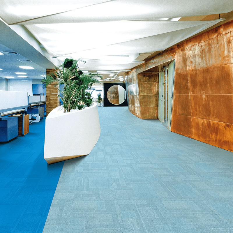 Overview Airlay Paragon Carpet Tiles Royal Blue