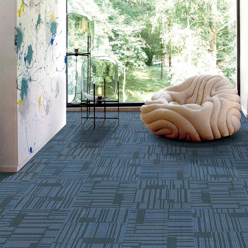 Overview Airlay Sierra Carpet Tiles Cobalt