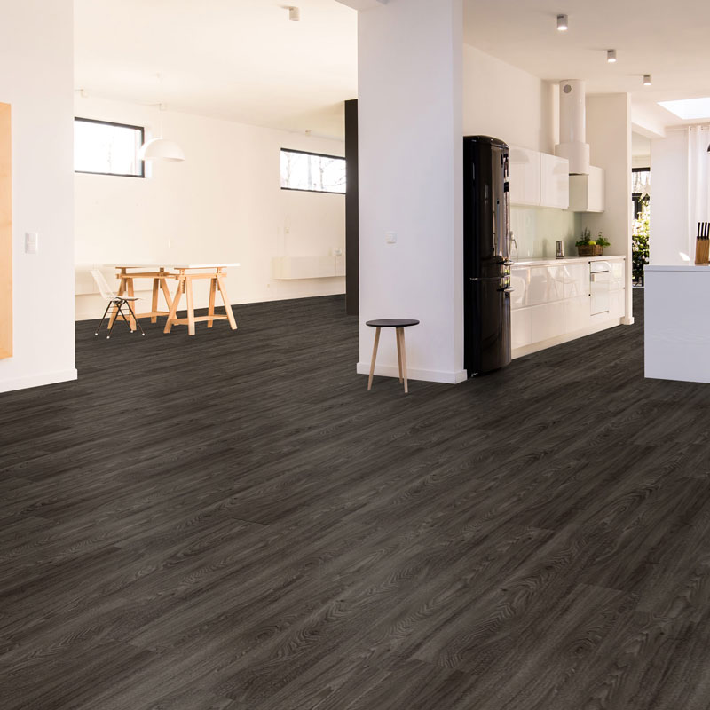 Overview Decoline Oasis Luxury Vinyl Plank Charcoal