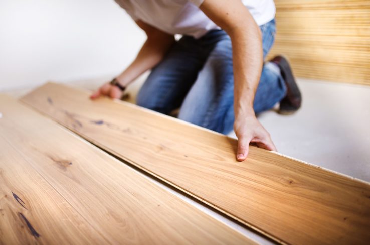 We recommend using a professional flooring installer where possible