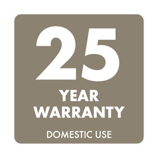 25 years warranty