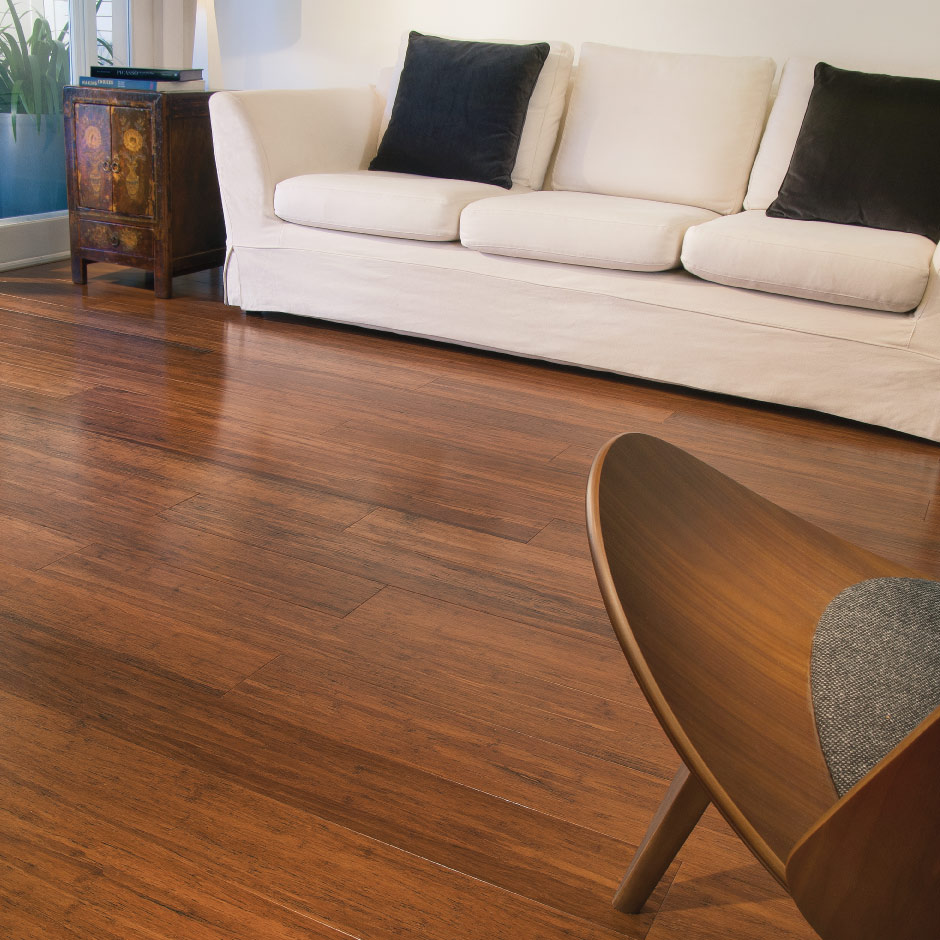 Engineered bamboo floors