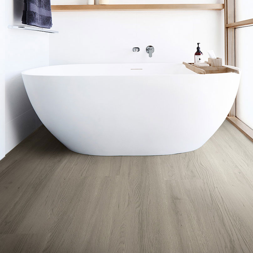 Overview Premium Floors Titan Glue Vinyl Planks Rivermist Grey Gum