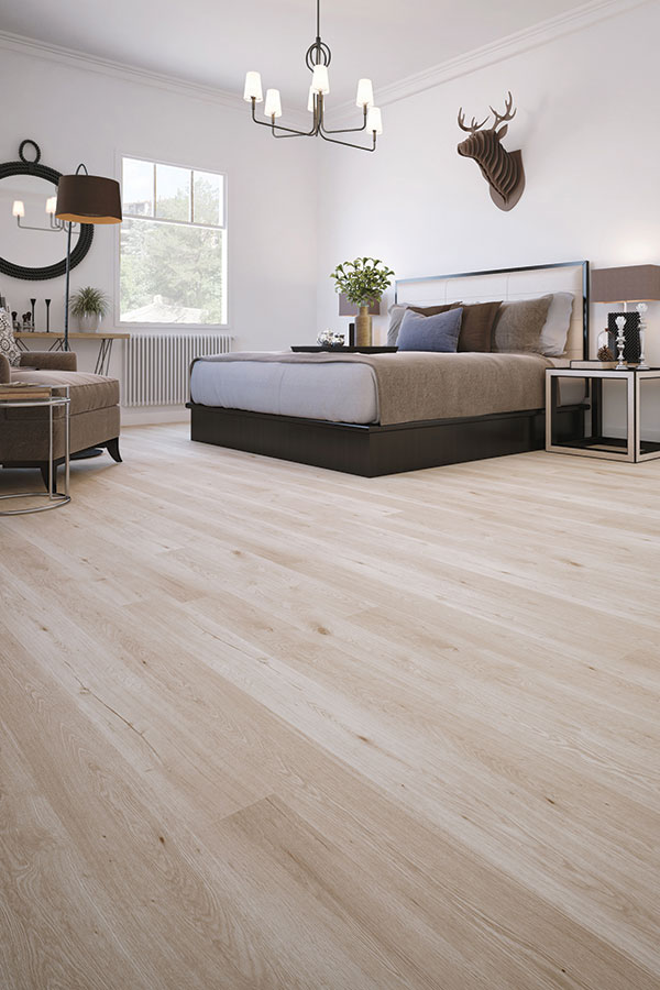 Overview Terra Mater Floors NuCore Lamwood Extreme Laminate Bone White