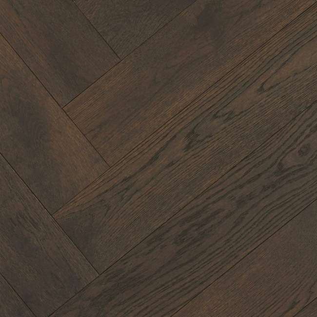Terra Mater Floors WildOak Lakewood Herringbone Engineered Timber Onyx Pearl - Online Flooring Store