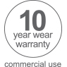 10 year commercial warranty