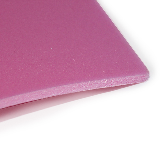 Pink closed cell foam.