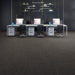 NFD Evolve Carpet Tiles Black Rhino in Office