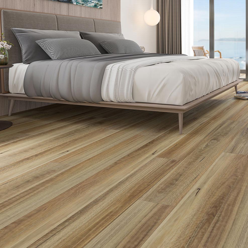 Overview Clever Choice Superior Hybrid Flooring Coastal Spotted Gum