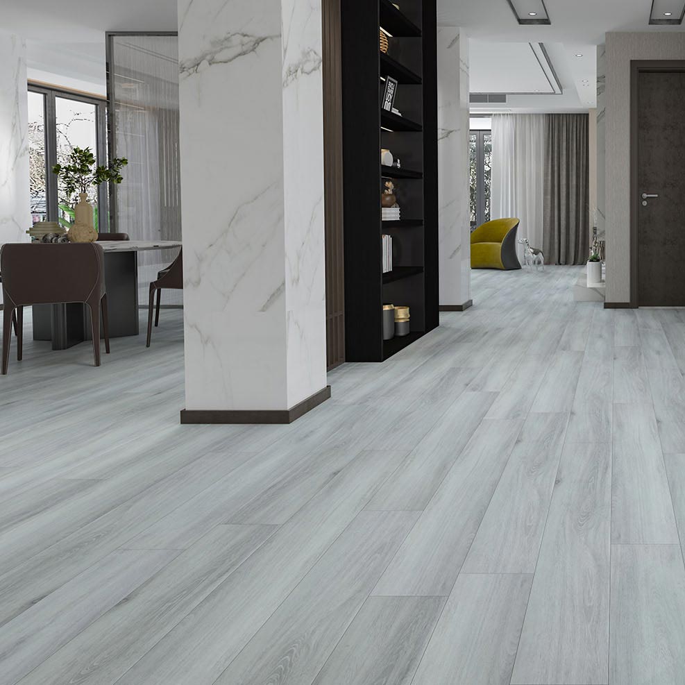 Overview Clever Choice Superior Hybrid Flooring Grey Forest