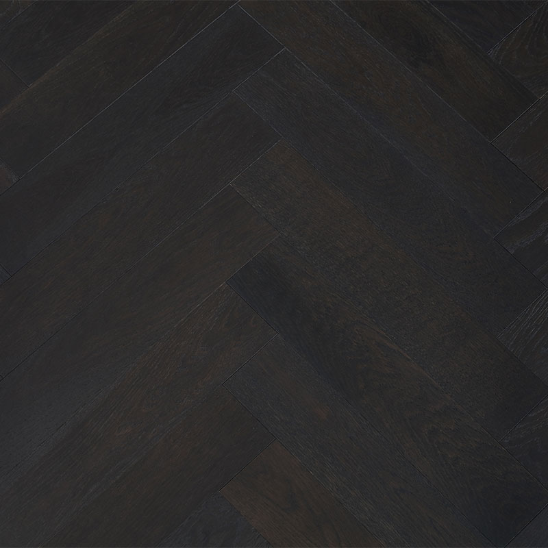Topdeck Flooring Castle Nuovo Herringbone Engineered Timber Black Amber - Online Flooring Store