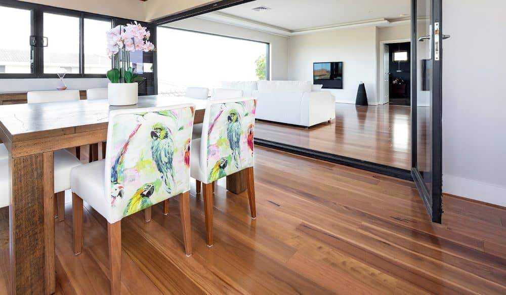 Blackbutt can be used in different rooms of the house but not recommended for wet areas.