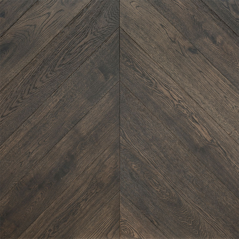 Grand Oak Chevron Collection Engineered Timber Black Opal - Online Flooring Store