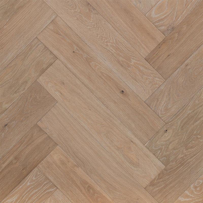 Grand Oak Herringbone Collection Engineered Timber Mink Grey