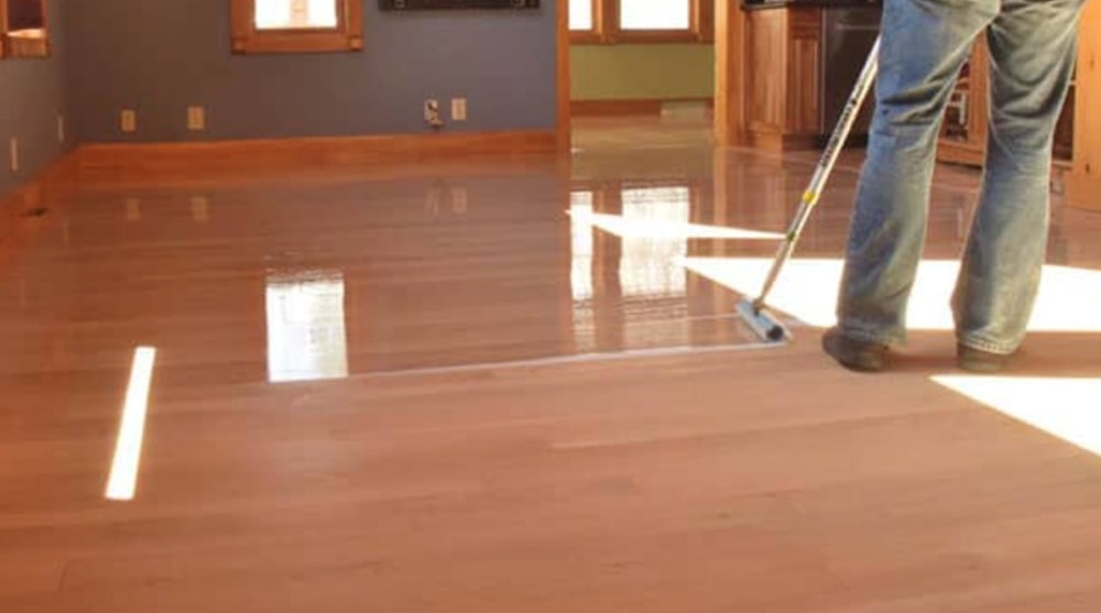 Polyurethane coating protects wooden floors from scratches and spills that come with everyday life.