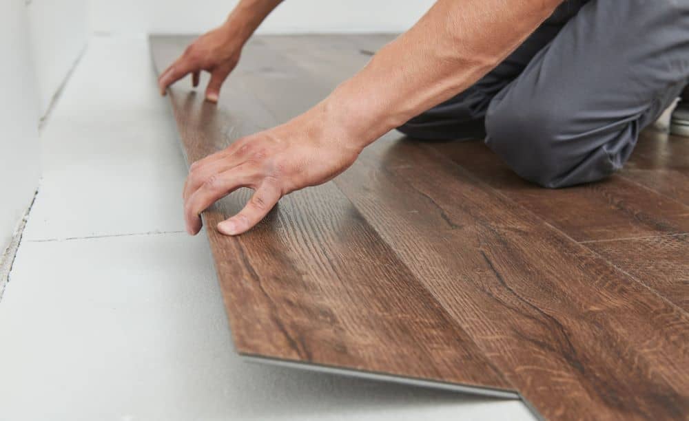 Hybrid and Vinyl flooring is easy to install- perfect for DIY projects.