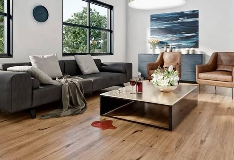 Apart from easy to clean, laminate flooring is also stain-resistant. 