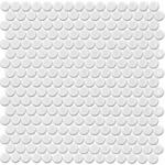 Penny Rounds Tiles White Matt