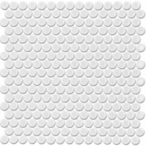 Penny Rounds Tiles White Matt