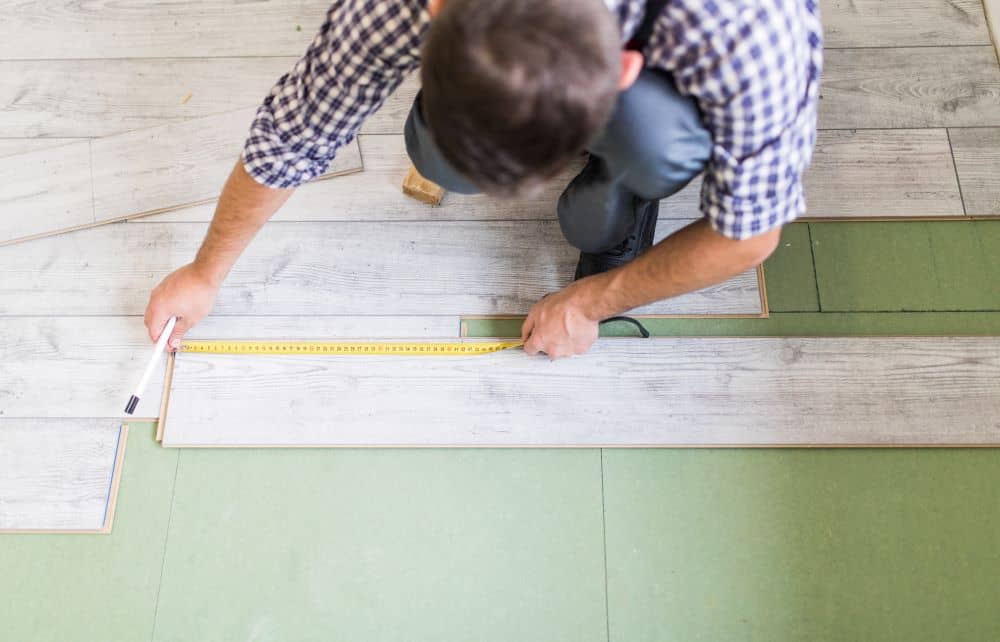 Hybrid planks can be laid over any dry, solid, flat subfloor, including concrete slab, particleboard, tiles, vinyl or old floorboards.