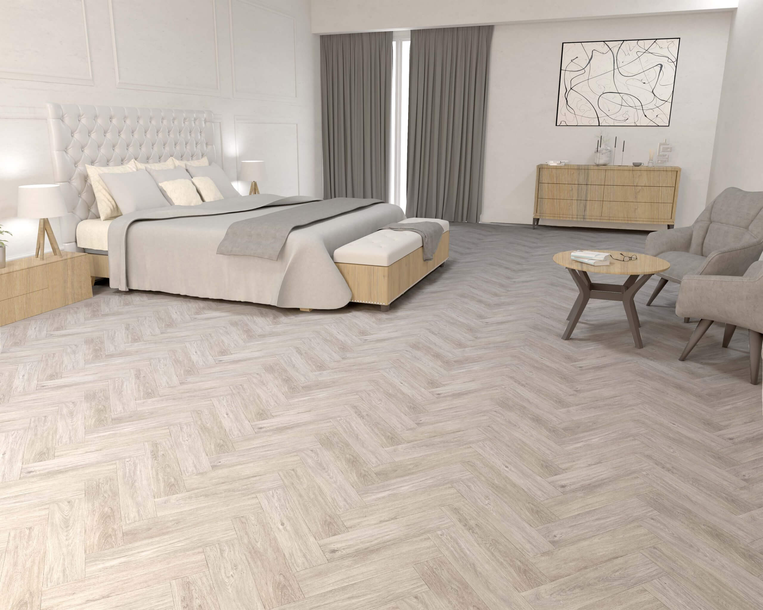 Airstep Masterpieces Laminate Rivau Herringbone