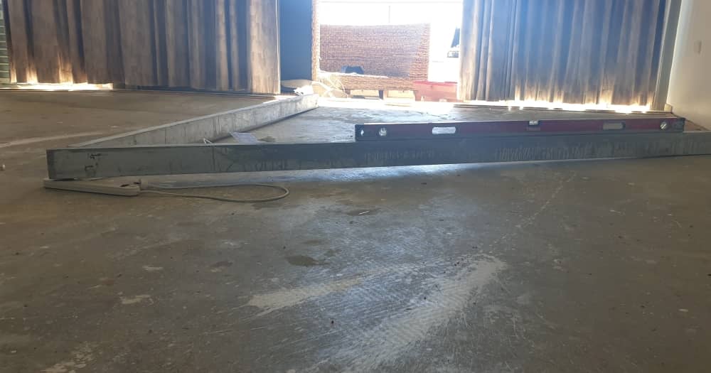 When installing flooring over concrete, it is important to inspect the levelness and surface. 