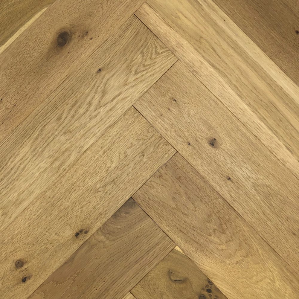 Complete Floors Parquet Herringbone Engineered Timber Blonde - Online Flooring Store