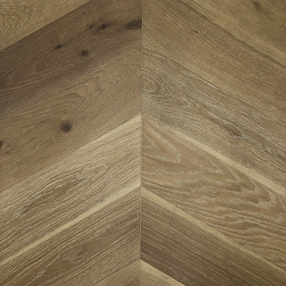 Complete Floors Parquet Chevron Engineered Timber Mink - Online Flooring Store