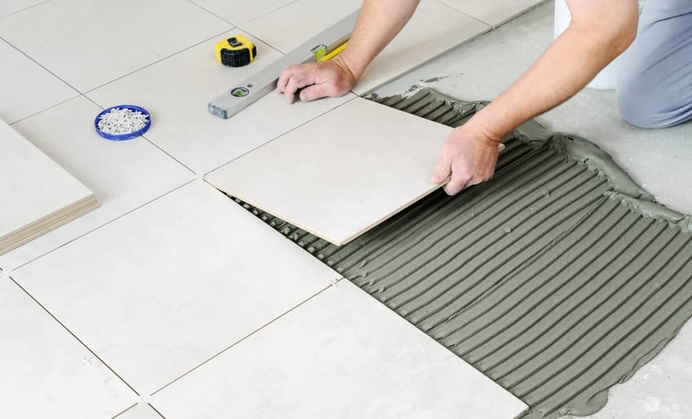Although techniques are very similar, ceramic tile is slightly easier to install