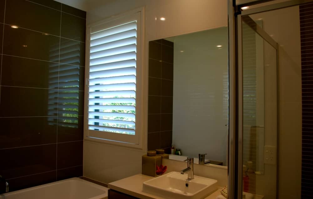 Plantation shutters make a fabulous choice for a window treatment.