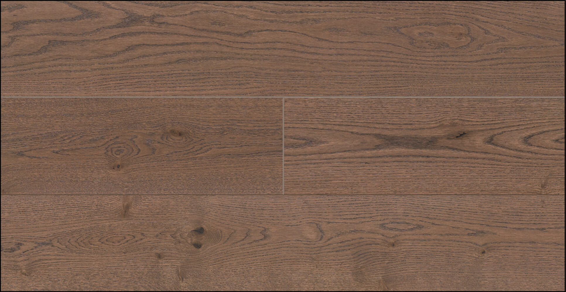 Hurford Flooring Genuine Oak Wide Engineered Timber Chocolate - Online Flooring Store