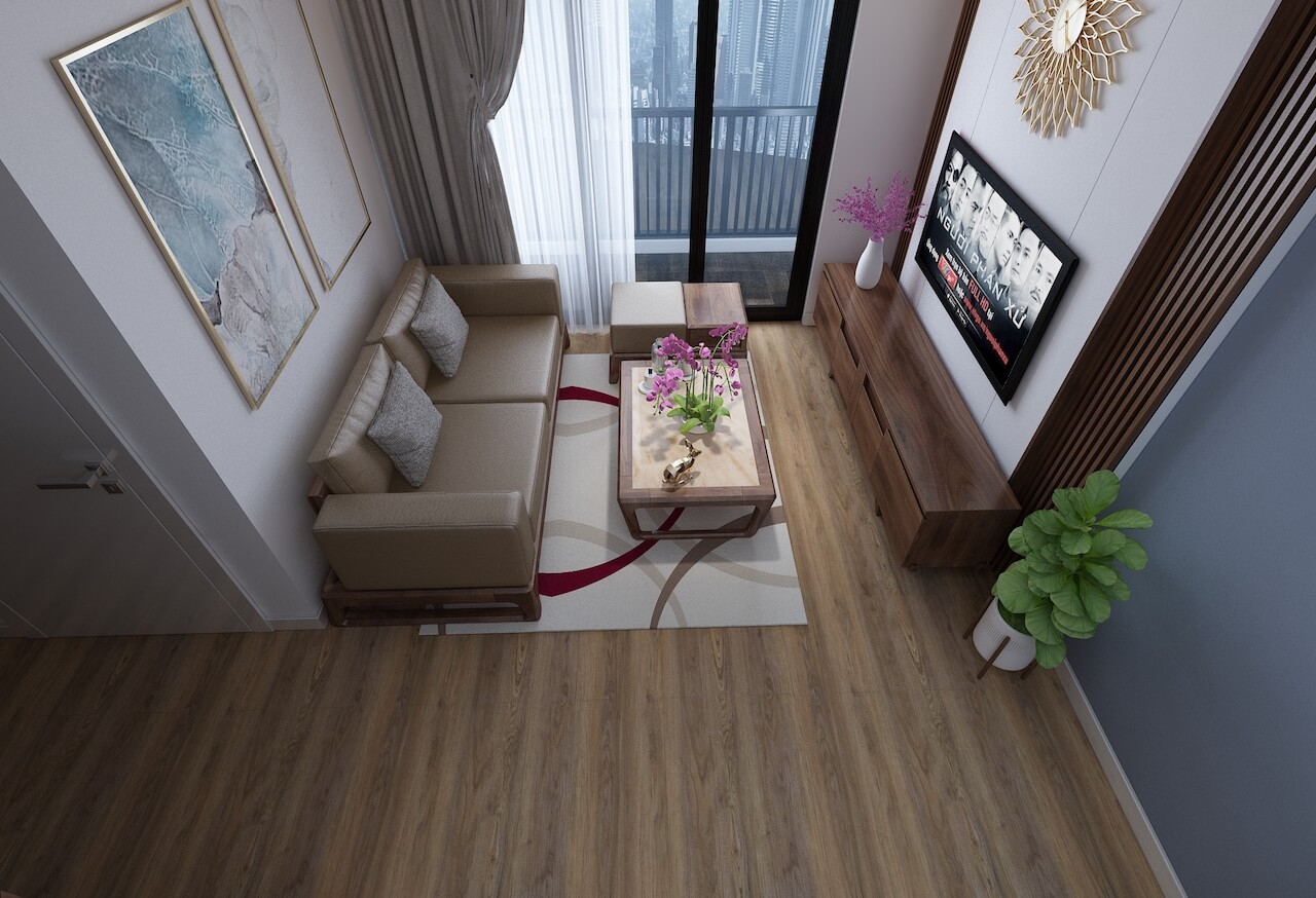 Overview Affordable Flooring SPC Hybrid Caramel Oak