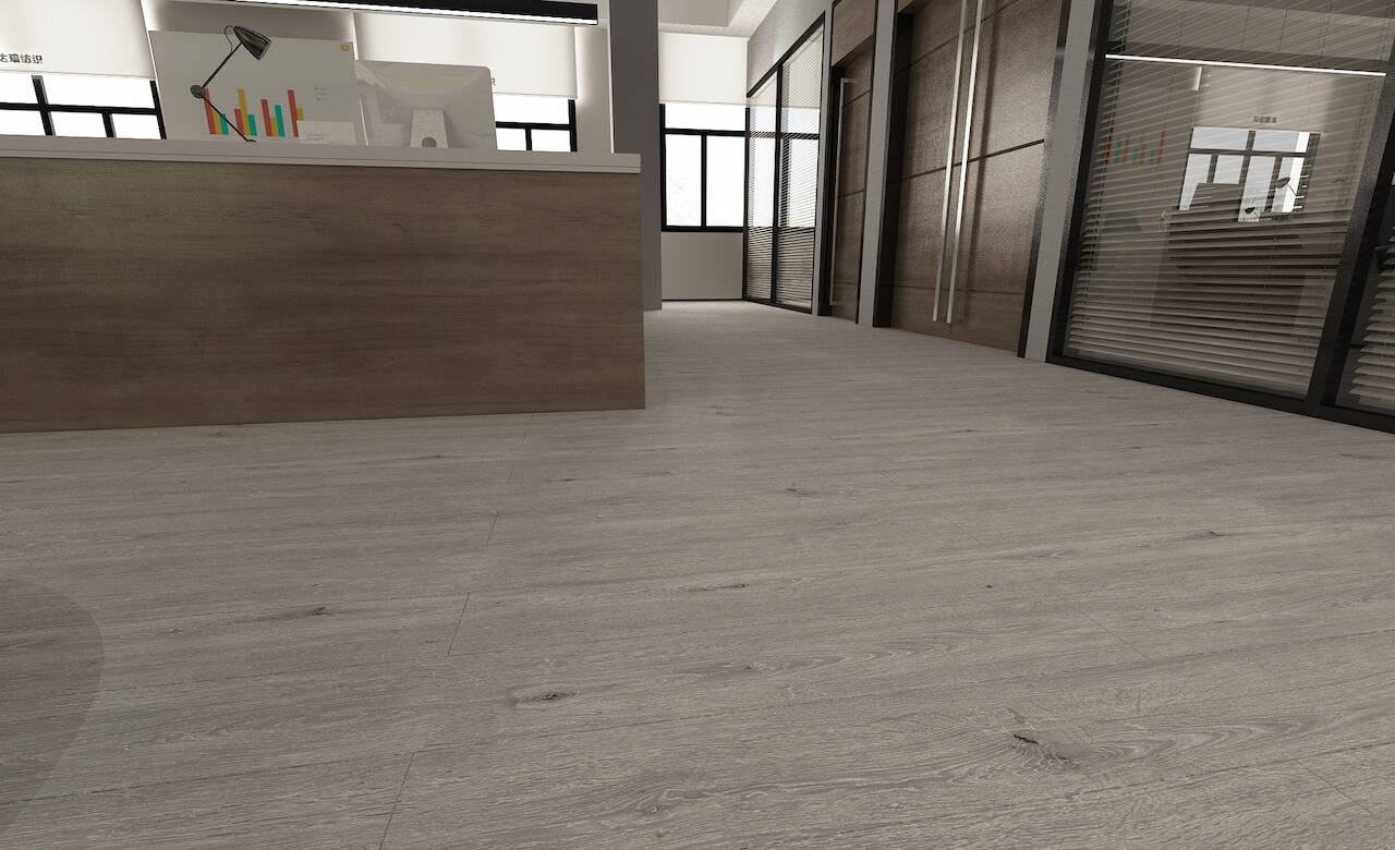 Overview Affordable Flooring SPC Hybrid Mid Grey Oak