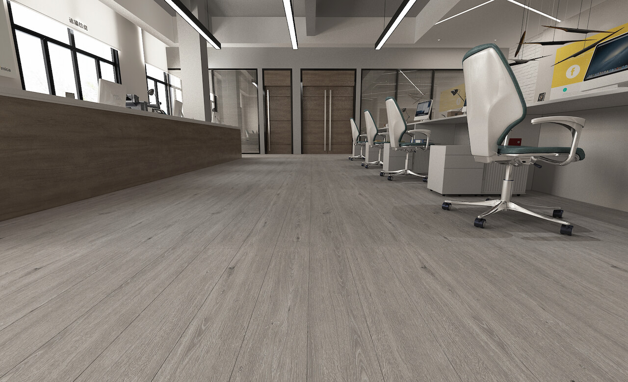 Overview Affordable Flooring SPC Hybrid Mid Grey Oak