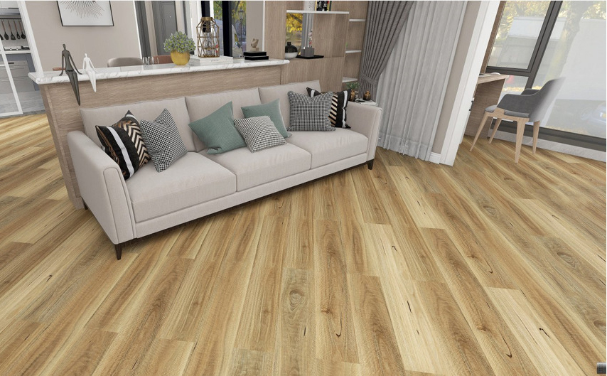 Overview Affordable Flooring SPC Hybrid Spotted Gum