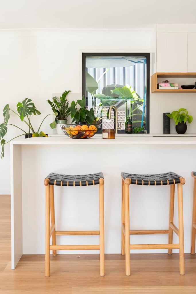 Kitchen island stools.