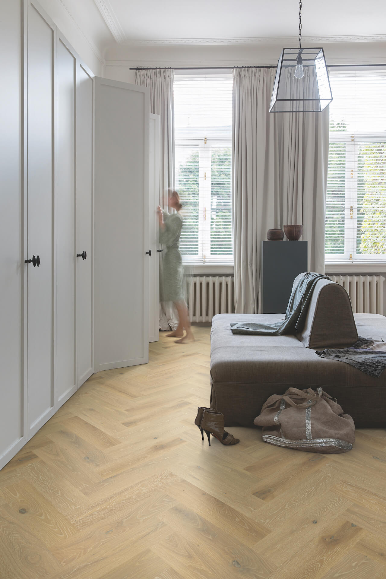 Overview Premium Floors Quick-Step Natures Oak Herringbone Blanc
