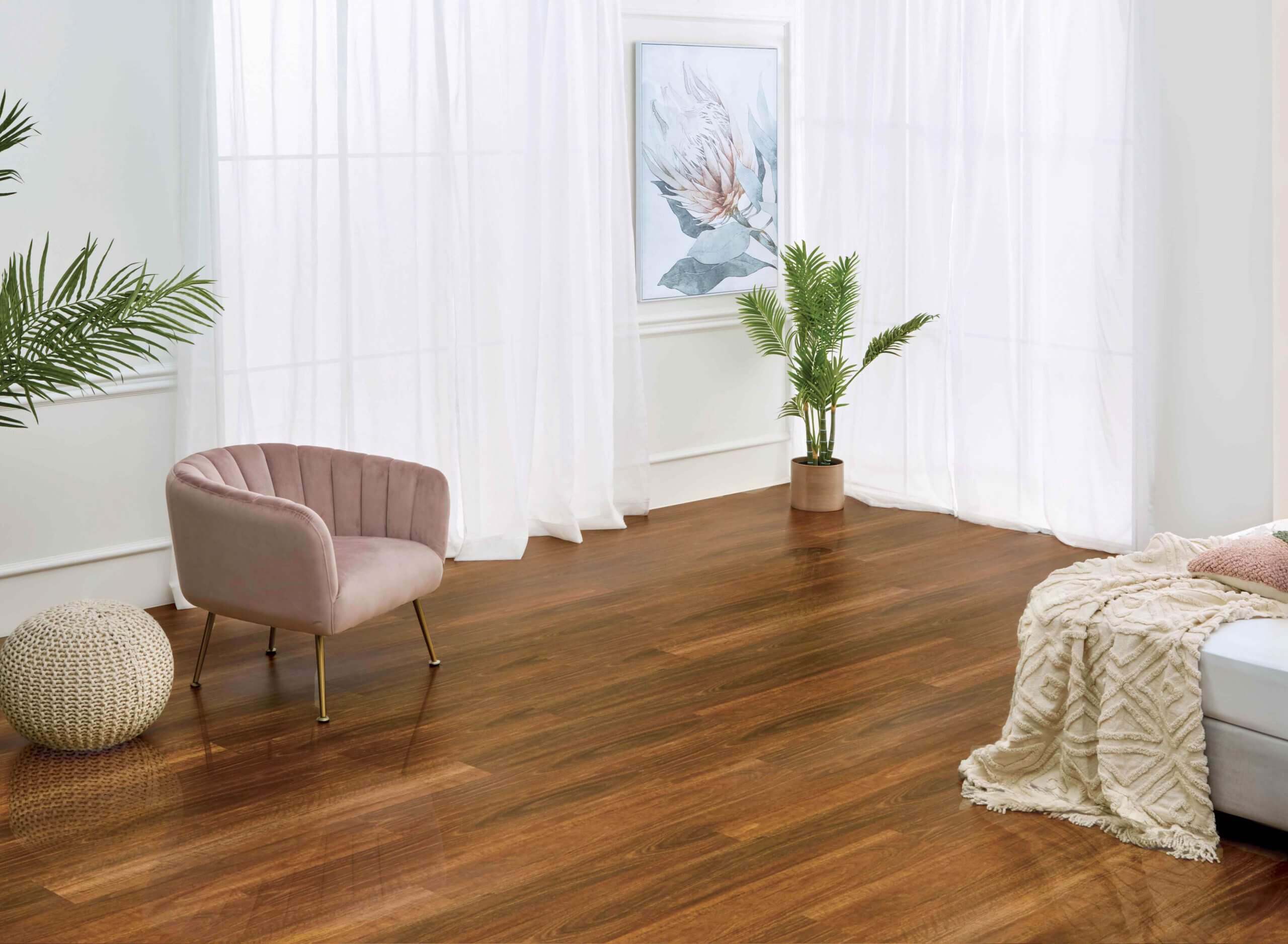 Airstep Eucalyptus Steps Gloss Laminate Flooring Spotted Gum