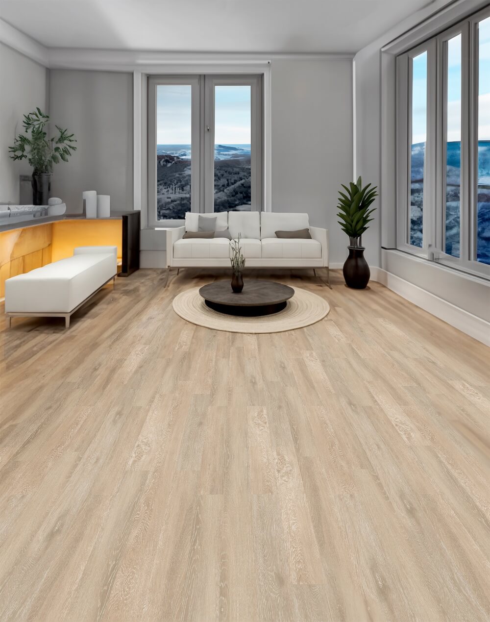 Overview Desire XL Luxury Vinyl Plank Travertine