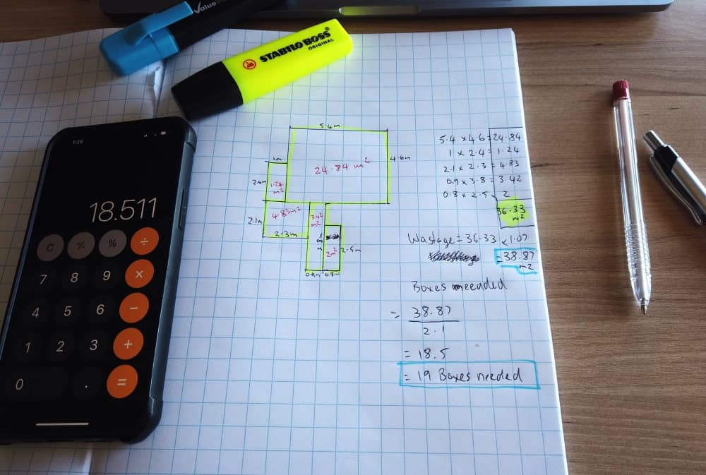 Measuring your room is the first step in working out how much floor space you'll need to cover.