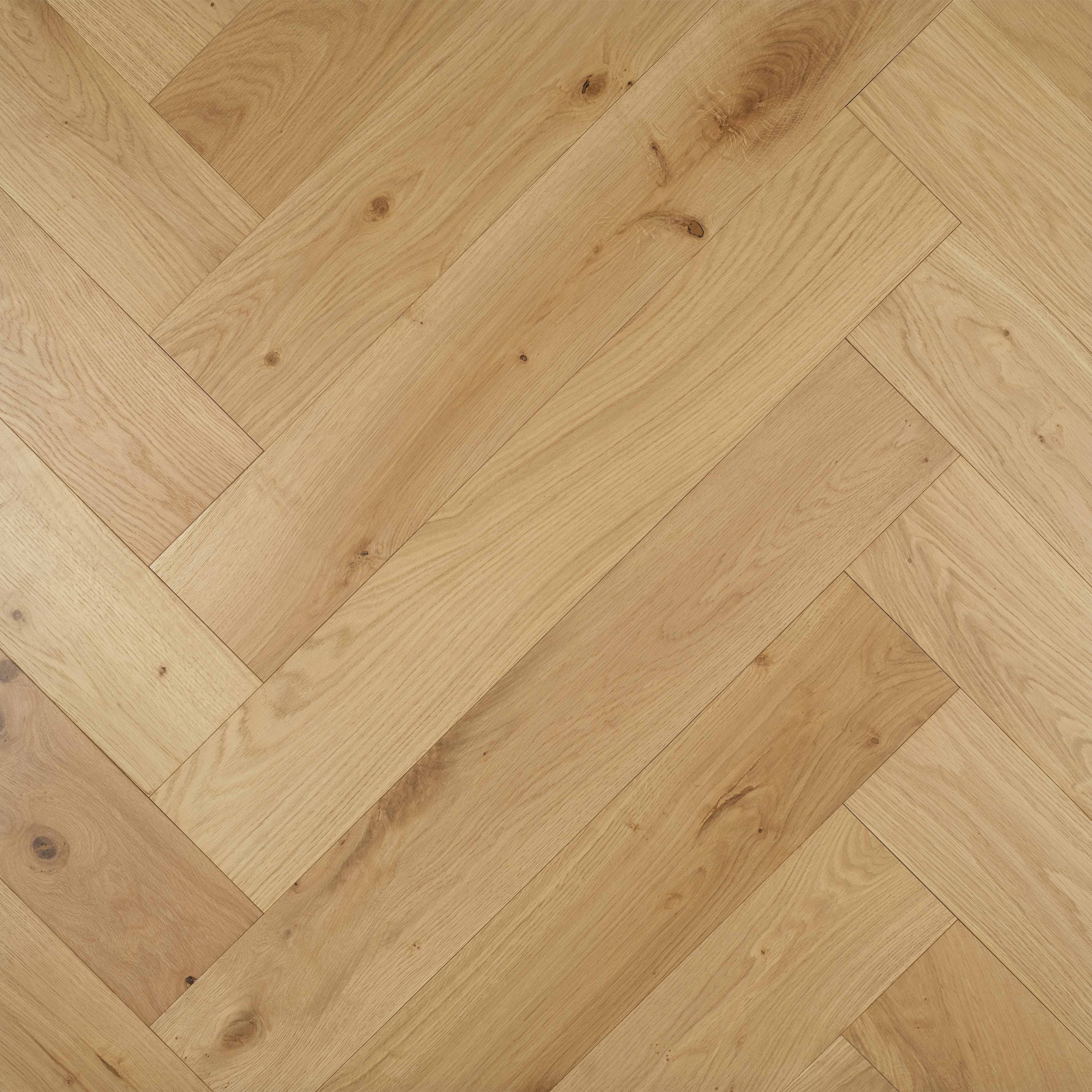 Terra Mater WildOak Arlo Herringbone Engineered Timber Magnolia