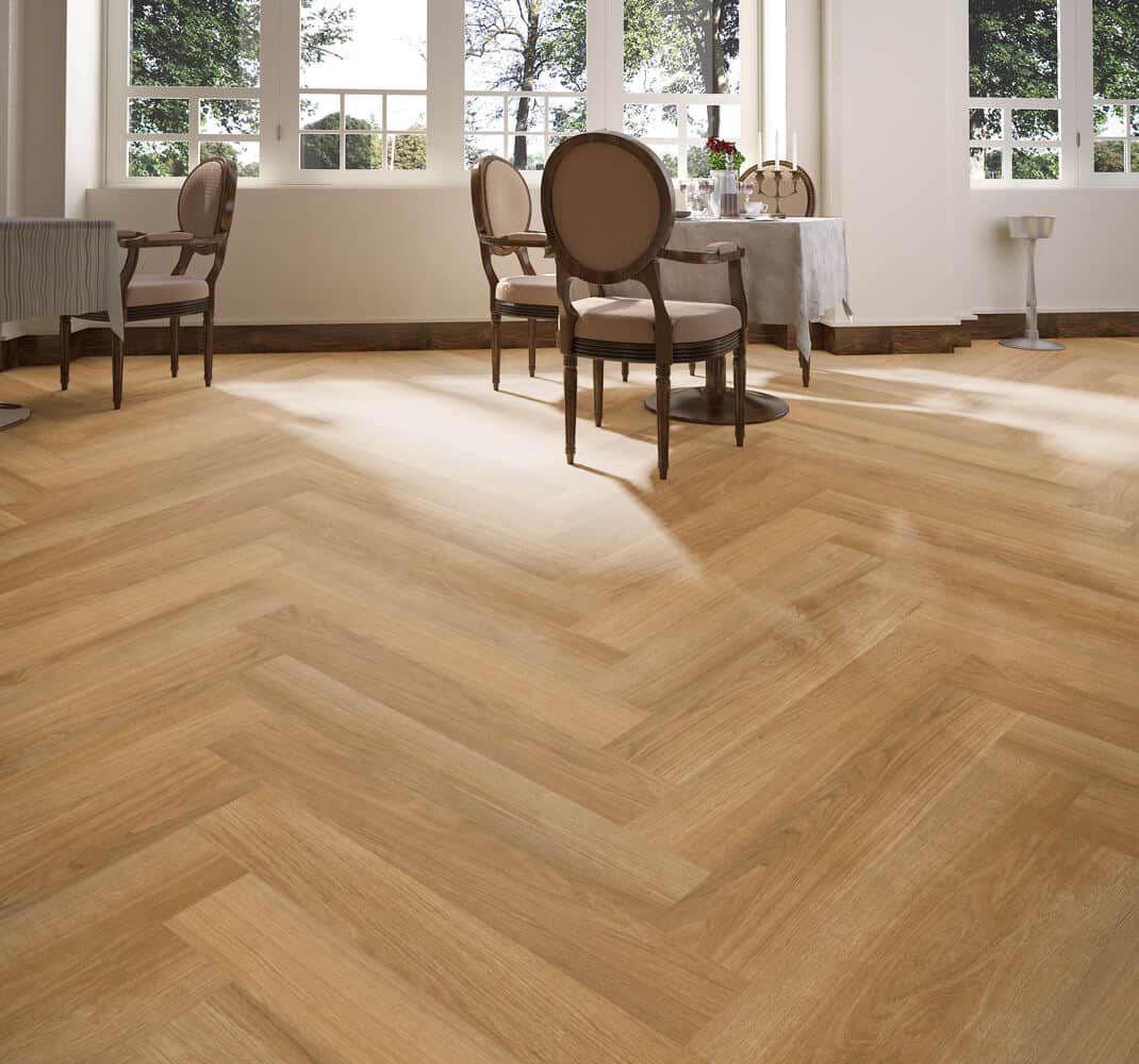 Desire Herringbone Vinyl Plank Harper